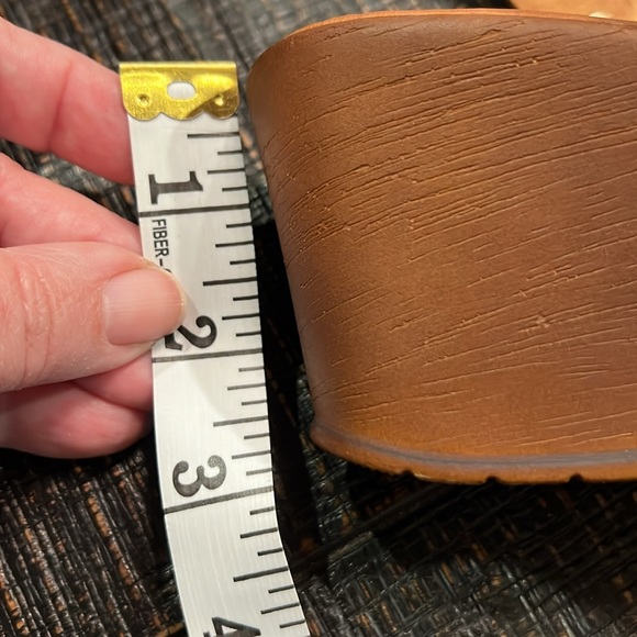 NWT Fabio Maggenti floral leather wedge shoe size 9 - Picture 11 of 11